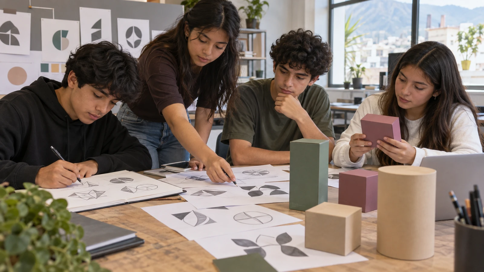 Estudiante UPES aprendiendo creatividad e innovación