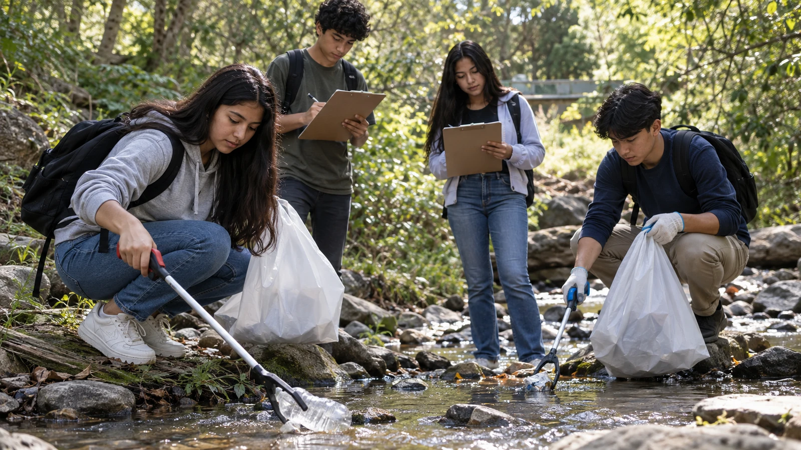 Estudiante UPES aprendiendo restauración sostenible del paisaje